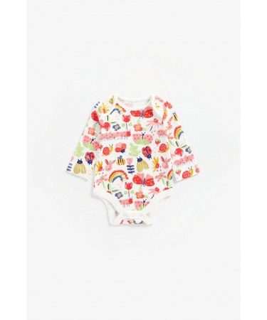 MOTHERCARE bodijs ar garām piedurknēm, 3 gab., ZA052 545900