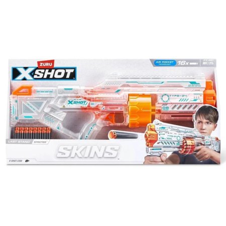 XSHOT rotaļu pistole Skins Last Stand Ghost, 16gab., 36693(3658P) 