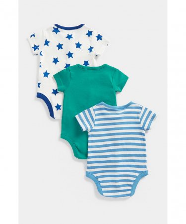 MOTHERCARE bodijs ar īsam piedurknēm, 3 gab., EB788 625787