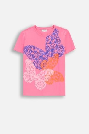 COCCODRILLO krekls ar īsām piedurknēm EVERYDAY GIRL C, rozā, WC5143205VGC-007-152, 152 cm 