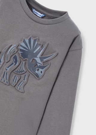 MAYORAL t-krekls ar garām piedurknēm, grey, 4.089-43 