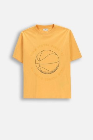 COCCODRILLO t-krekls ar īsam piedurknēm, oranži, WC6143205MBJ-006-140, 140 cm 