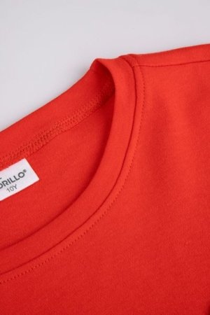 COCCODRILLO t-krekls FABOLOUS GIRL JUNIOR, sarkans, cm 