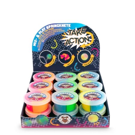 TRENDHAUS Elastīgā un atlēcošā masa - Spīd tumsā (25g), TH961921 