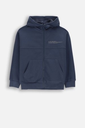 COCCODRILLO džemperis ar rāvējslēdzēju ar kapuci, zils, cm 