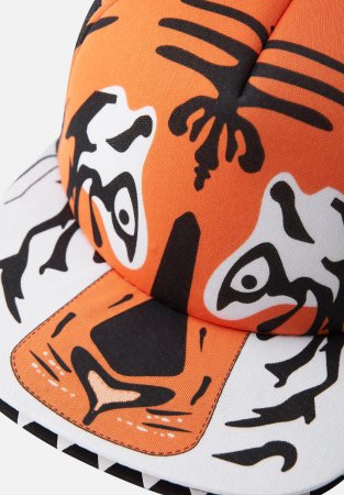 LASSIE cepure ar nagu ROBY, oranža, 46/48 cm, 728813A-2611 728813A-2611-46/48