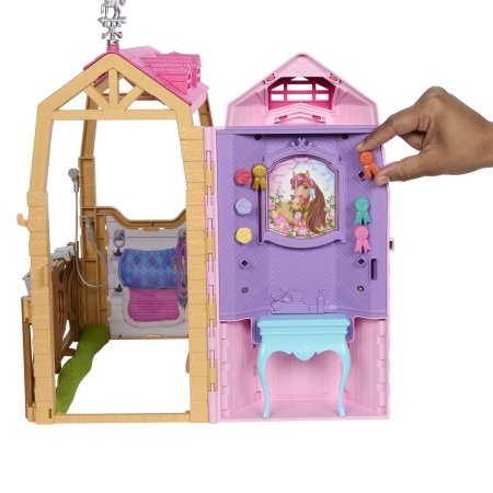 BARBIE lelle un lielais zirga stallis, HXJ44 