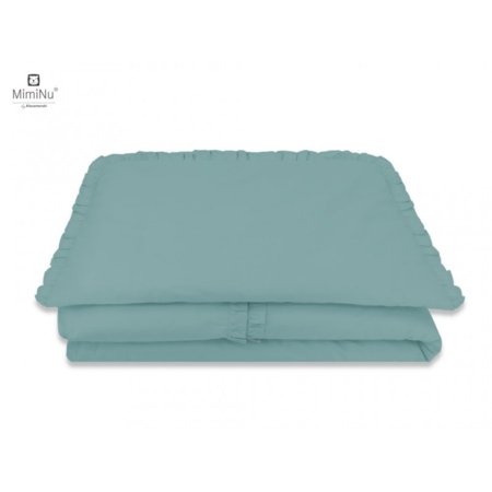 MIMINU divdaļīgas gultasveļas komplekts  Royal collection, dark mint, 100x135, 60x40 cm 