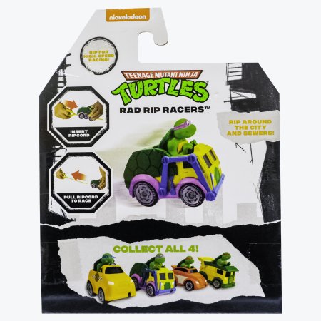 "TMNT transportlīdzeklis ar figūru ""Rad Rip Racers"", sortiments, 71046" 71046