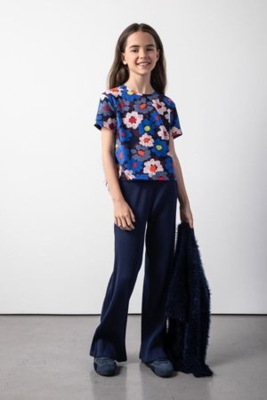 COCCODRILLO legingi ACADEMY GIRL JUNIOR, zils, ZC5122103AGJ-015-164, 164 cm 