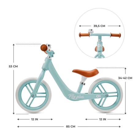 KINDERKRAFT līdzsvara divritenis Fly plus, pink, KRFLPL00PNK0000 