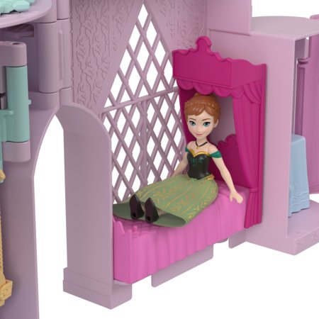 DISNEY FROZEN mazā lelle Anna un rotaļu komplekts, JDP65 