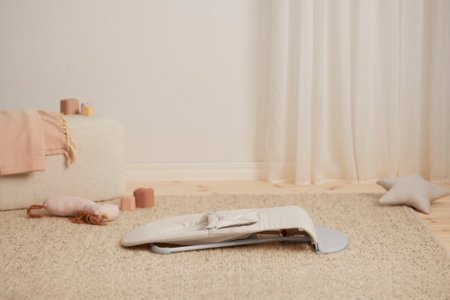 BABYBJÖRN šūpuļkrēsls Balance Soft, Woven/Jersey Tri Fabric, Light Beige, 005130 