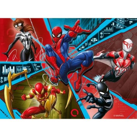 RAVENSBURGER bērnu puzle Spider-Man, 12/16/20/24 gab., 12004201 