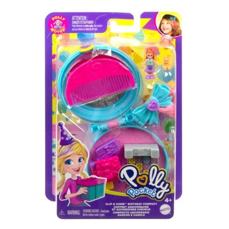 POLLY POCKET clip and comb matu komplekts, GVM22 GVM22