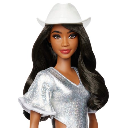 BARBIE Fashionistas lelle – Mirdzošā kovbojmeitene, HYT95 