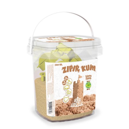 RED CASTLE kinētiskās smiltis, dabīgas 500g, ZKG500-206 