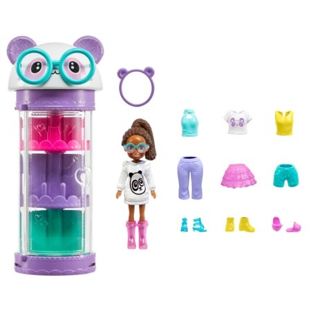 POLLY POCKET komplets - Style spinner drēbju skapis, HKW04 HKW04