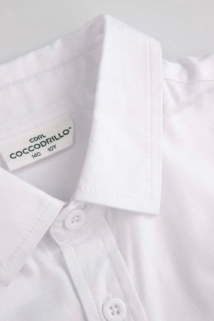 COCCODRILLO krekls ar īsam piedurknēm, balti, XCX136201EJB-001-092 