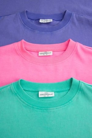 COCCODRILLO t-krekls ar īsam piedurknēm, violeti, izmērs 