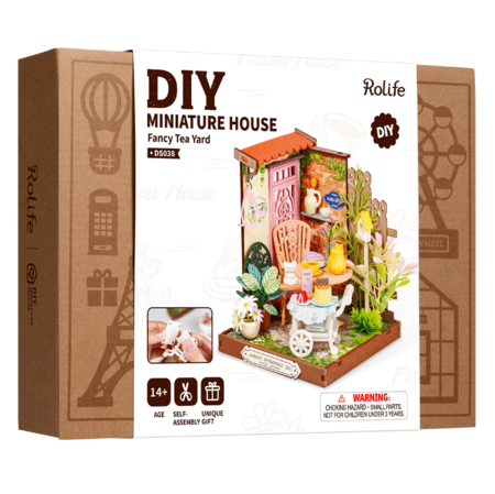 ROLIFE koka konstruktors Grezns tējas pagalms, DS038 