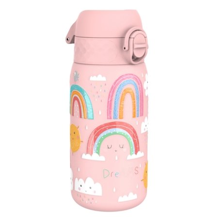 ION8 nerūsējošā tērauda ūdens pudele, Rainbows, 400 ml. ,I8SS400PPRAINB 