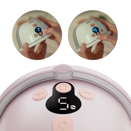 KINDERKRAFT pārnēsājamais elektriskais krūts sūknis MAMAFLOW, pink, KEMAFL00PNK0000 