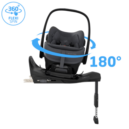 MAXI COSI autokrēsls PEBBLE SLIDE PRO, Moon Graphite, 40-87 cm., 8442083110 