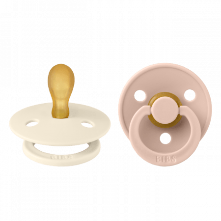 BIBS knupis “Color Symmetrical”, 2 gab., 6-18 m., Ivory/Blush, 2. izmērs 5713795242399