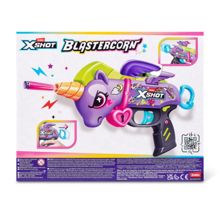 XSHOT rotaļu rotaļu ierocis Purple Unicorn, 36882 