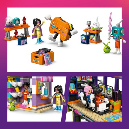 42674 LEGO® Friends Komiksu grāmatu un spēļu veikals 