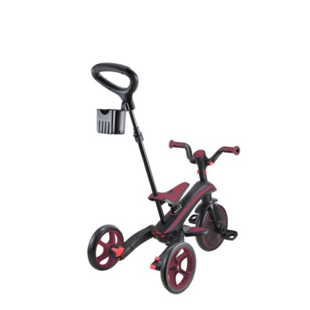 GLOBBER trīsritenis Explorer Trike Foldable 4in1, bordo, 732-202-2 
