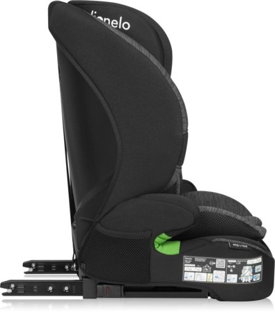 LIONELO autokrēsls BILLY I-SIZE, Black grey, 76-150 cm. 