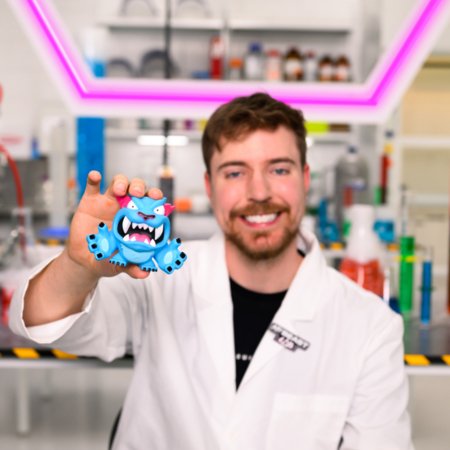 MR BEAST LAB vinila figūriņa, asort., 24729 