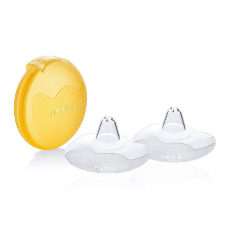 MEDELA  Contact, M(medium) vidējā izm.  krūšu galu aizsargi, iepak.2 gab., plastmasa trauciņā 008.0289