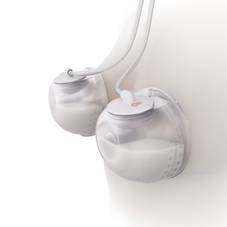 KINDERKRAFT pārnēsājamais dubultais elektriskais krūts sūknis GENTLENEST, White, KEGENE00GLD0000 