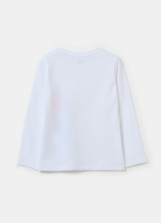 OVS t-krekls ar garām piedurknēm, balti, 140 cm, 002073861 