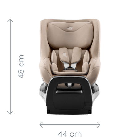 BRITAX autokrēsls 61-105 cm, DUALFIX PRO M,  LUX,  Linen Grey, 2000040896 