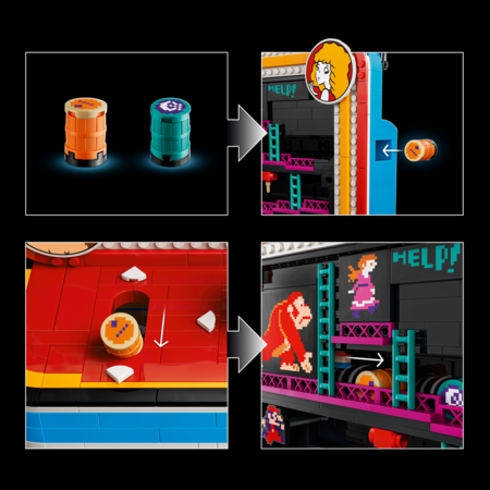72051 LEGO® Donkey Kong™ spēļu automāts 