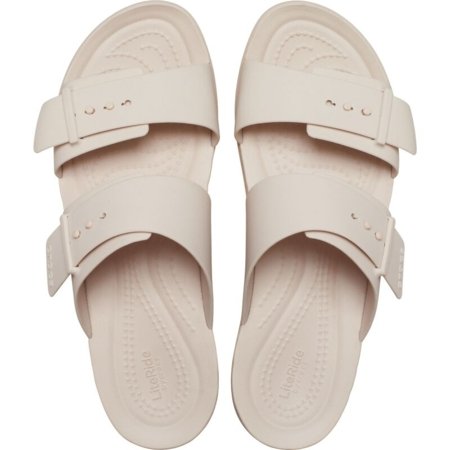 CROCS sandales BROOKLYN BUCKLE LOW rozā, 211215-6UR 42,5 izmērs 