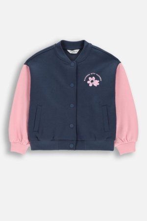 COCCODRILLO džemperis ar rāvējslēdzēju, tumši zils, WC6132201FGK-015-110 