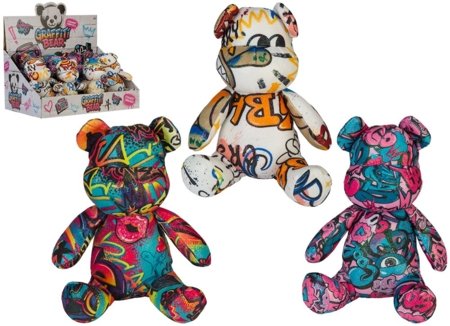 CUDDLE CREW grafīta lācītis, 16 cm, sortiments, 441146 