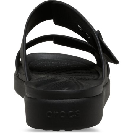 CROCS sandales BROOKLYN BUCKLE LOW melni, 211215-001 38,5 izmērs 