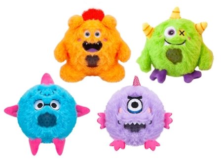 PBJ'S plīša rotaļlieta Ball Jelly Monsters 8cm., assort., 453422E 
