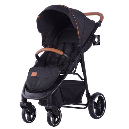 BABYTROLD ratiņi MALAGA, Black, 13-51SN 
