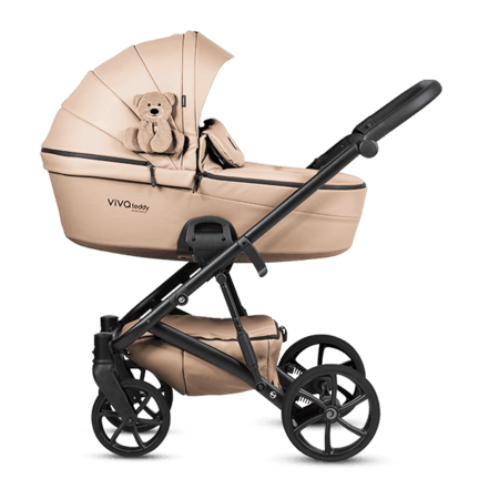 TUTIS universāli ratiņi VIVA 6+ TEDDY limited edition 2/1, Creamy Teddy, 1612111 