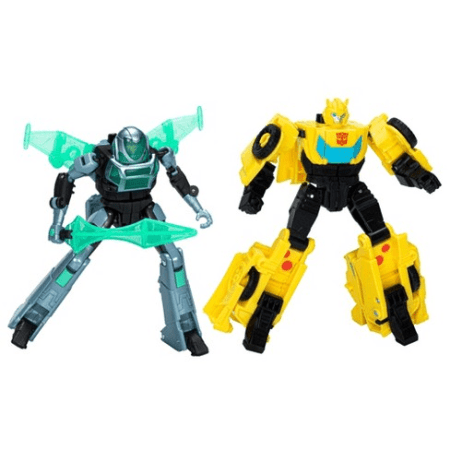 TRANSFORMERS transformators Earthspark Cyber-Combiner Bumblebee & Mo Malto, F8439 