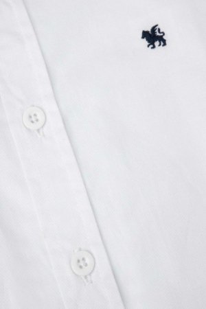 COCCODRILLO krekls ar garām piedurknēm ELEGANT JUNIOR BOY, balti, WC4136102EJB-001-164, 164 cm 