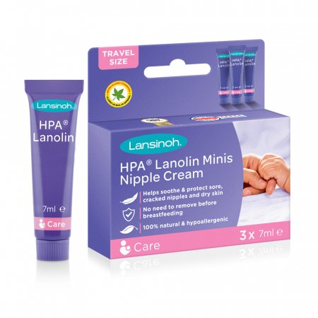 LANSINOH HPA® Lanolin Minis krūšu krēms, 3x7 ml, 10234 10234