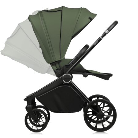 LIONELO universāls ratiņi MIKA PLUS 3in1, Green olive, LO-MIKA PLUS 3IN1 